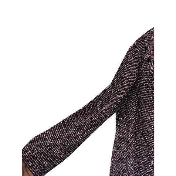 St. John Collection Plus Pink Black Boucle Tweed Twee Work Career Blazer 16 - Picture 6 of 12